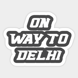 Delhi Sticker